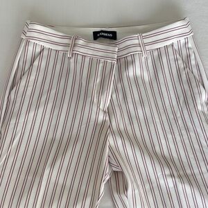 Express Red and White Striped Trousers